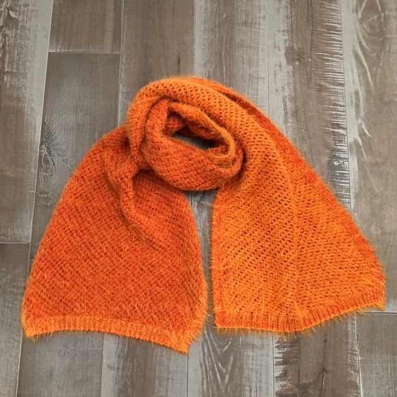 Urban Outfitters Accessories - NWOT Orange Multi Eyelash Scarf